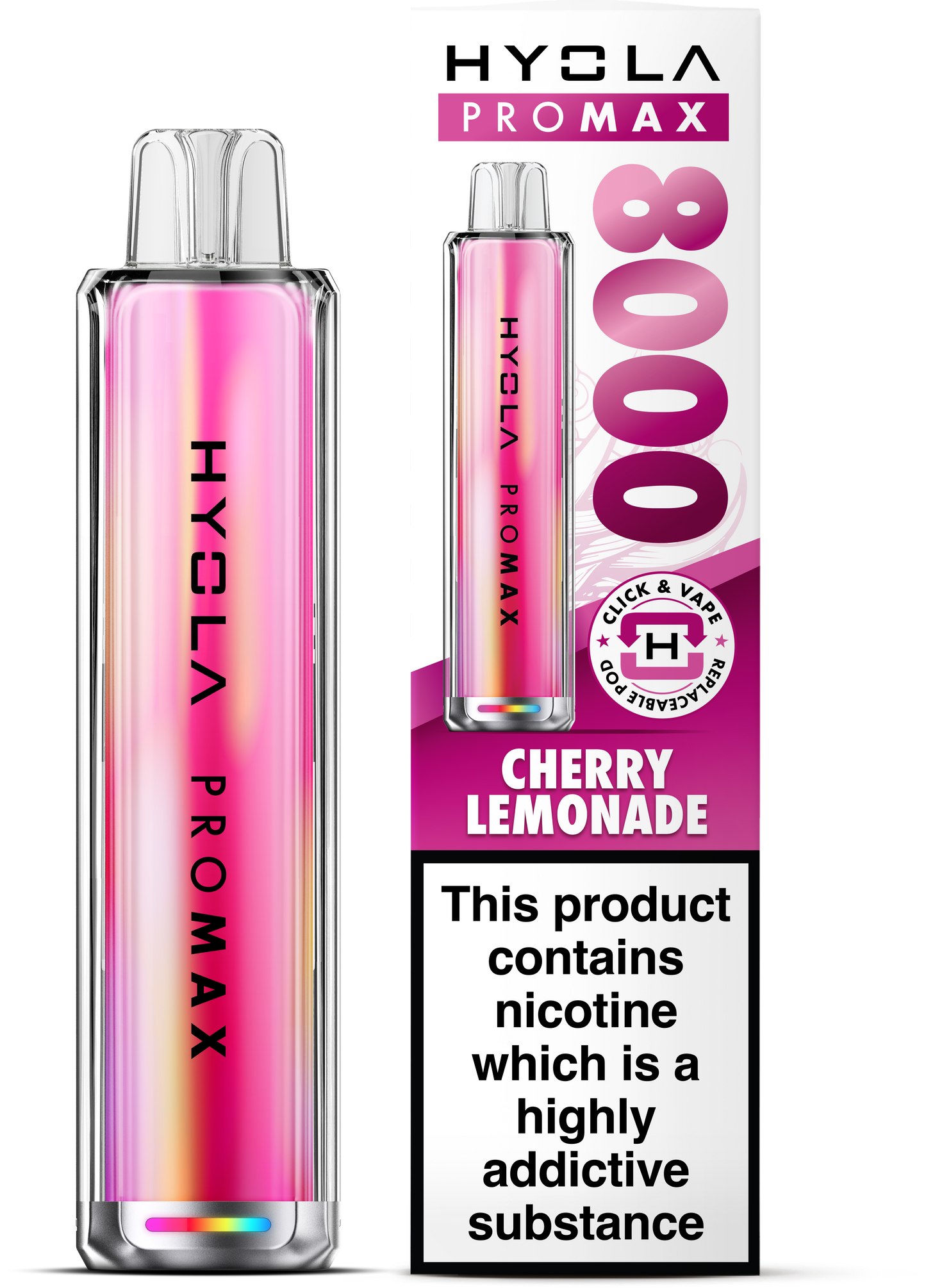 Hyola Pro Max 8000 Prefilled Pod Kit (Cherry Lemonade)