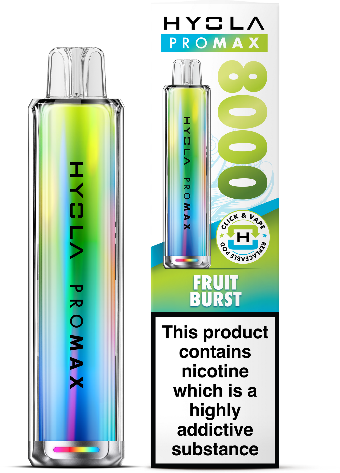 Hyola Pro Max 8000 Prefilled Pod Kit (Fruit Burst)