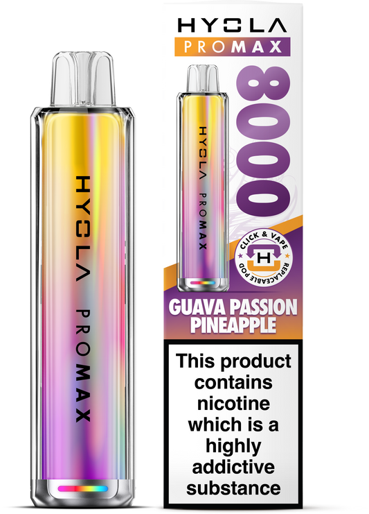 Hyola Pro Max 8000 Prefilled Pod Kit (Guava Passion Pineapple)