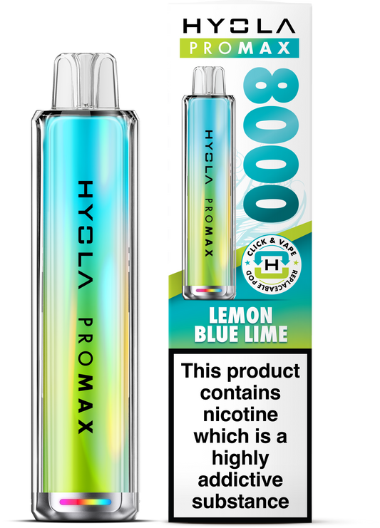 Hyola Pro Max 8000 Prefilled Pod Kit (Lemon Blue Lime)