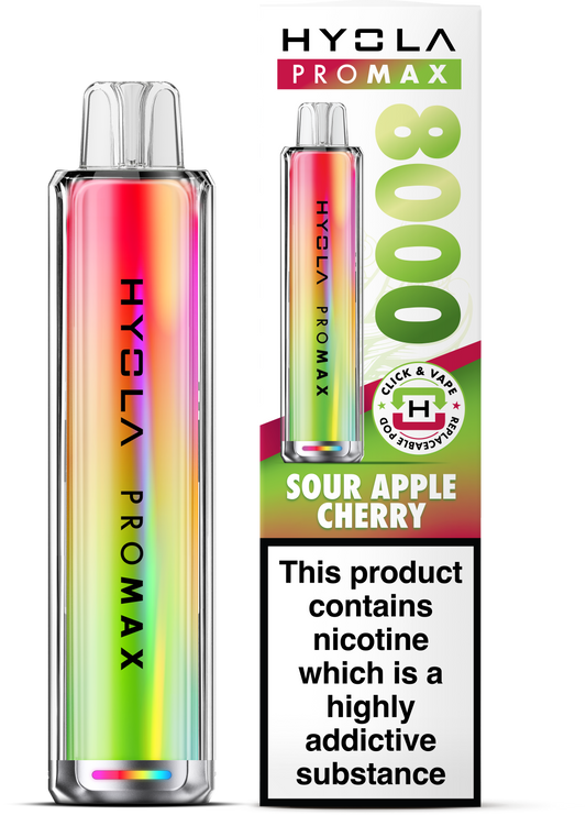 Hyola Pro Max 8000 Prefilled Pod Kit (Sour Apple Cherry)