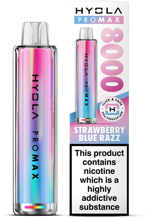 Hyola Pro Max 8000 Prefilled Pod Kit (Strawberry Blue Razz)
