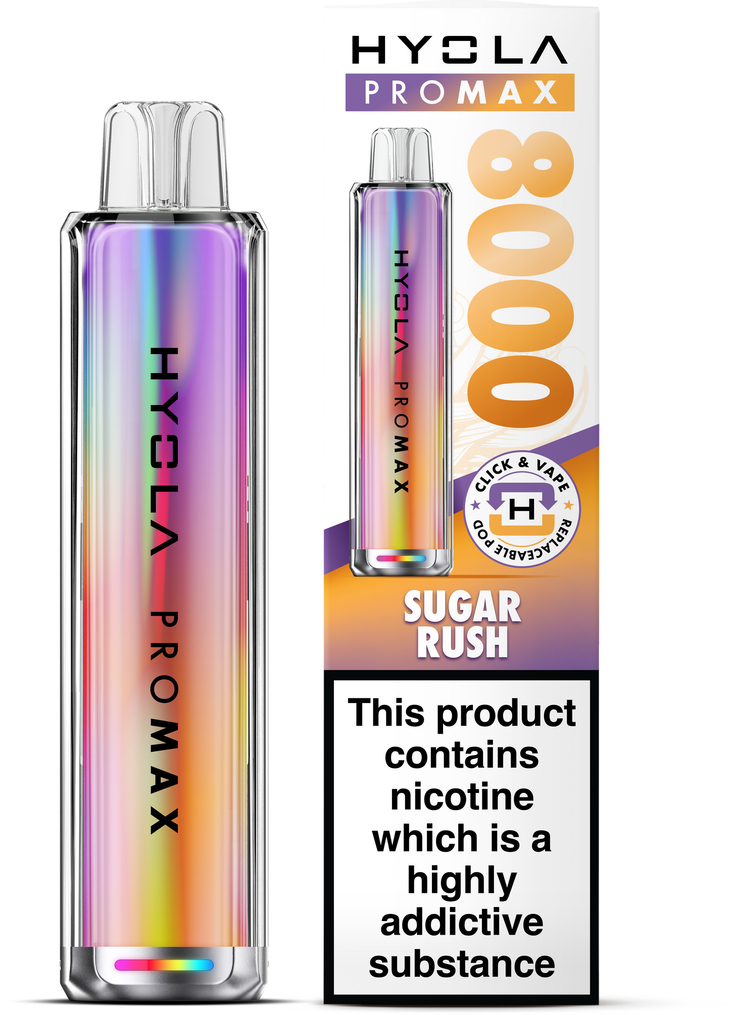 Hyola Pro Max 8000 Prefilled Pod Kit (Sugar Rush)