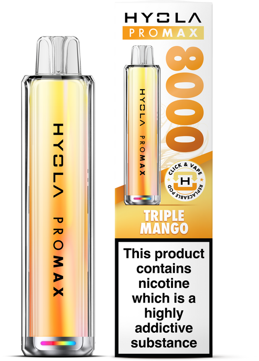 Hyola Pro Max 8000 Prefilled Pod Kit (Triple Mnago)