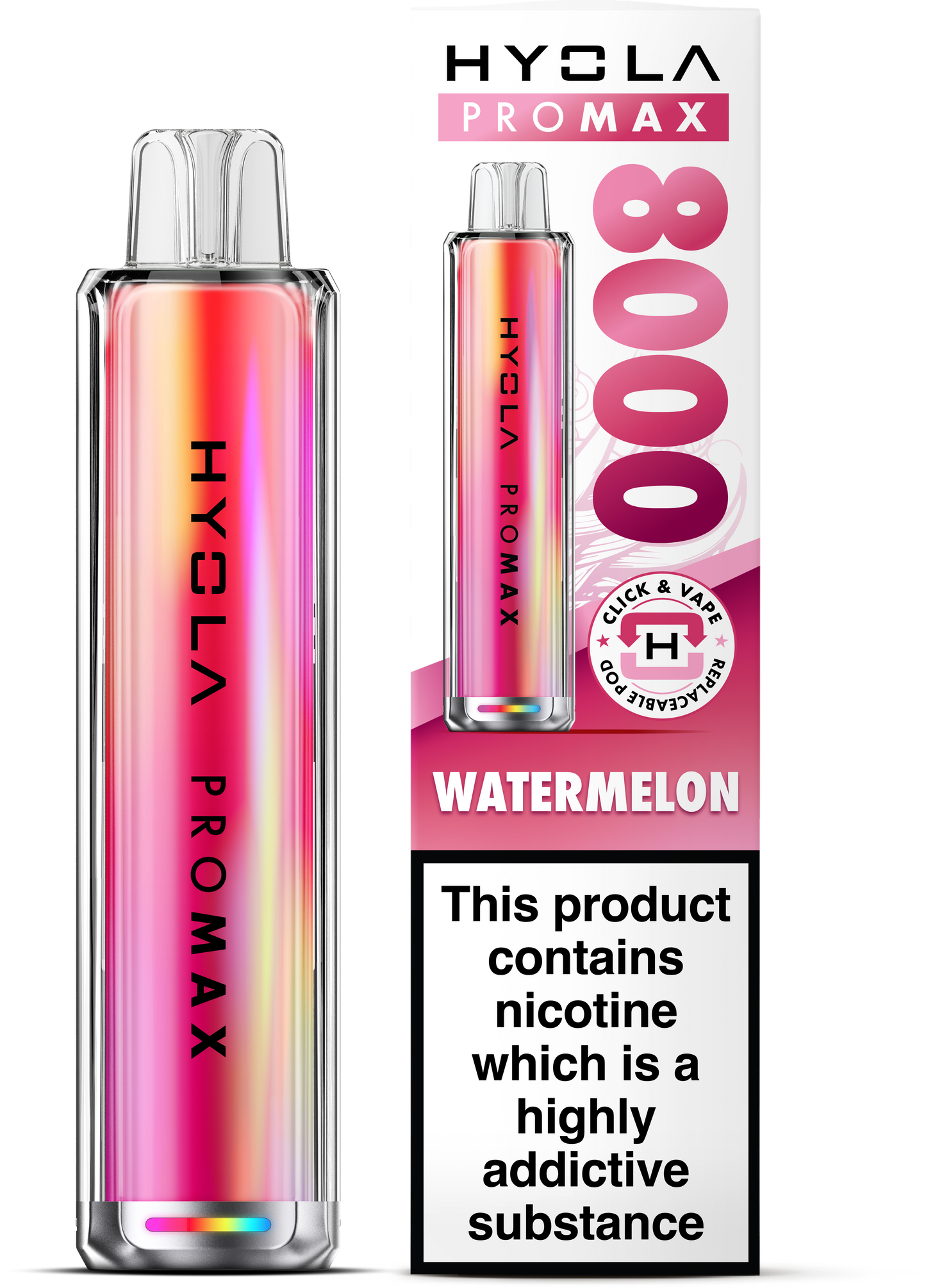 Hyola Pro Max 8000 Prefilled Pod Kit (Watermelon)