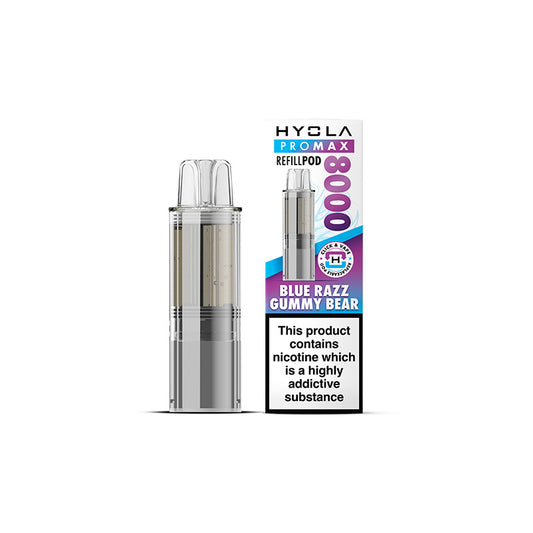 Hyola Pro Max 8000 Prefilled Pod Blue Razz Gummy Bear