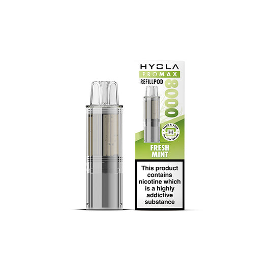Hyola Pro Max 8000 Prefilled Pod  Fresh Mint