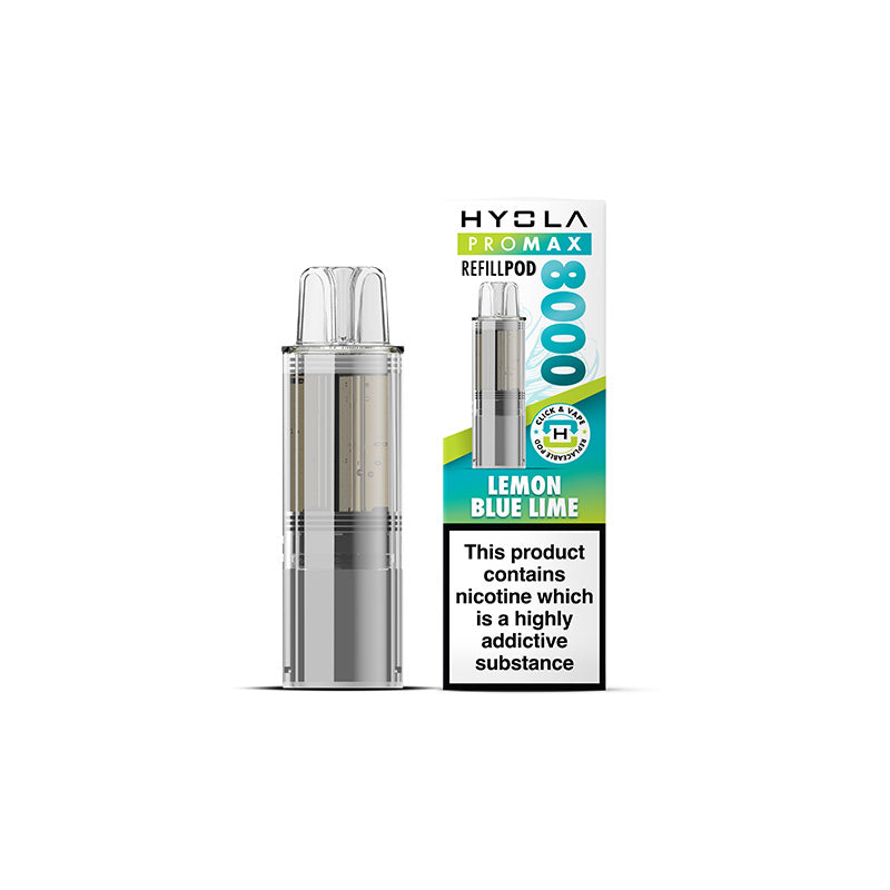 Hyola Pro Max 8000 Prefilled Pod Lemon Blue Lime