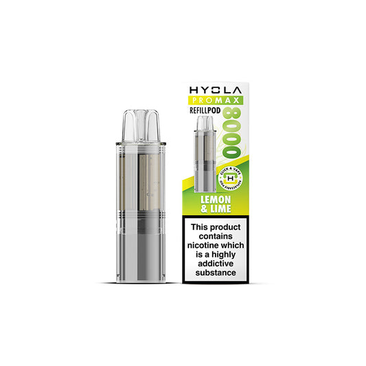 Hyola Pro Max 8000 Prefilled Pod Lemon Lime