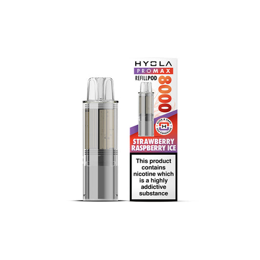 Hyola Pro Max 8000 Prefilled Pod Strawberry Raspberry