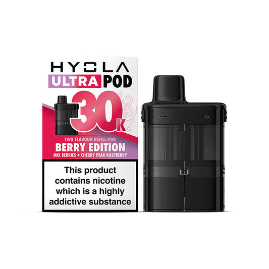 Hyola Ultra 30K Prefilled Pods Berry Edition