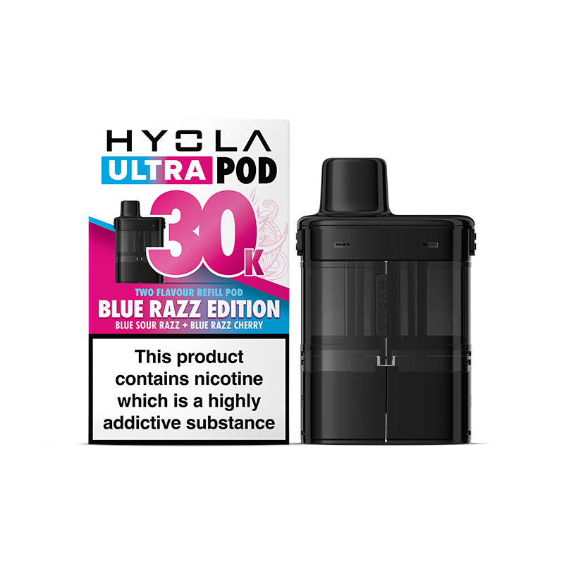 Hyola Ultra 30K Prefilled Pods Blue Razz Edition