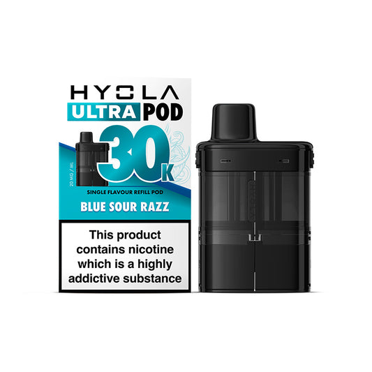 Hyola Ultra 30K Prefilled Pods Blue Sour Razz