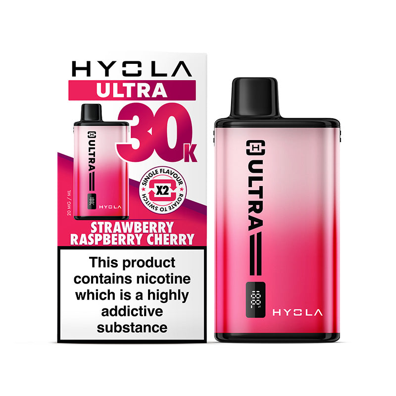 Hyola Ultra 30K Prefilled Pod Kit Strawberry Raspberry Cherry