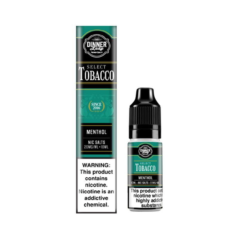 Dinner Lady Select Tobacco Nic Salt 10mg (Menthol)