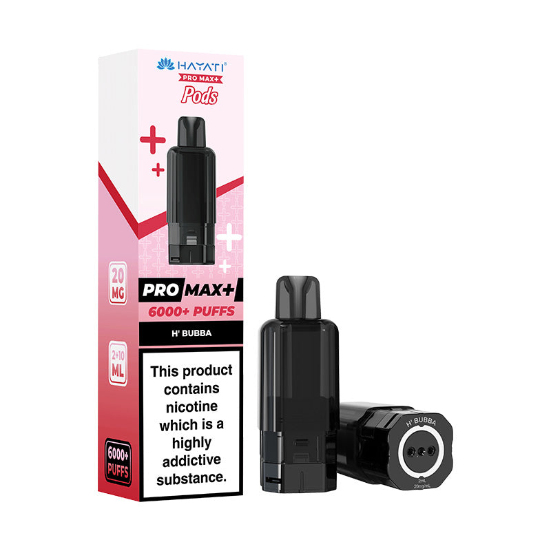 Hayati Pro Max+ 6K Prefilled Replacement Pods H'Bubba