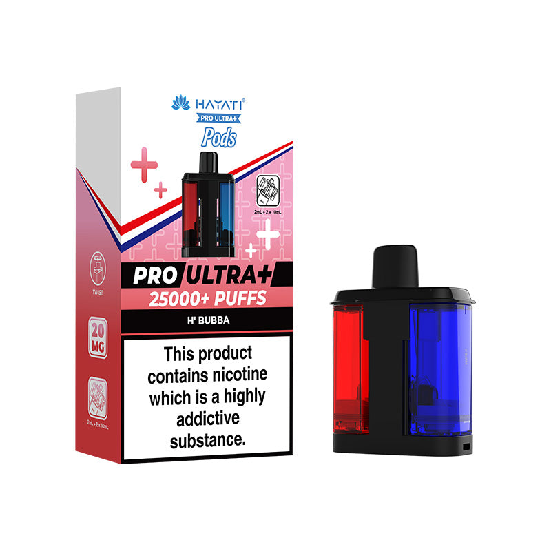 Hayati Pro Ultra+ 25K Prefilled Pods H'bubba