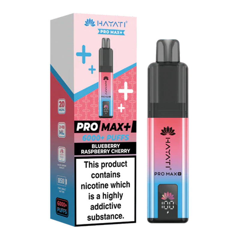 Hayati Pro Max 6K Prefilled Pod Kit Blueberry Raspberry Cherry