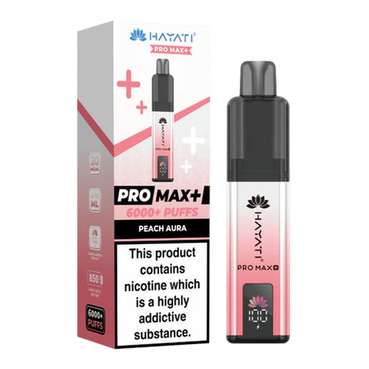 Hayati Pro Max+ 6K Prefilled Pod Kit Peach Aura