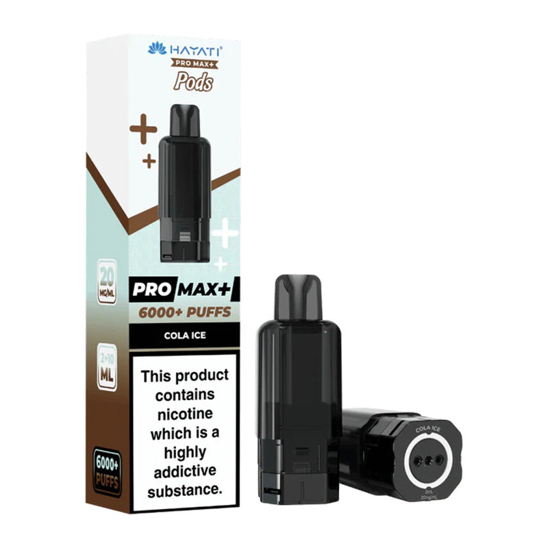 Hayati Pro Max 6K Prefilled Replacement Pods Cola Ice