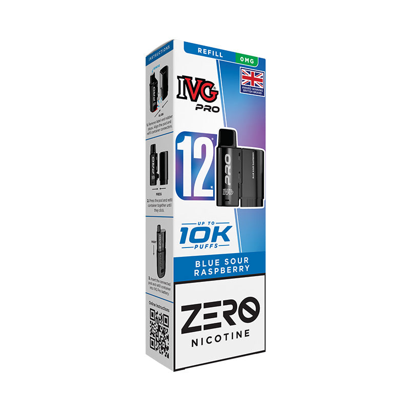 IVG Pro 12 0mg Prefilled Pod (BLUE SOUR RASPBERRY)