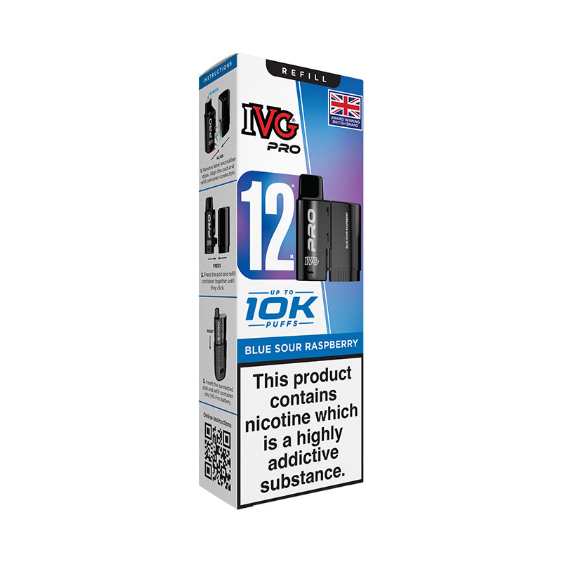 IVG Pro 12 20mg Prefilled Pod (BLUE SOUR RASPBERRY)