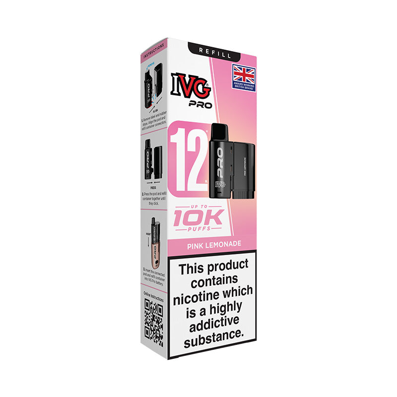 IVG Pro 12 20mg Prefilled Pod (PINK LEMONADE)