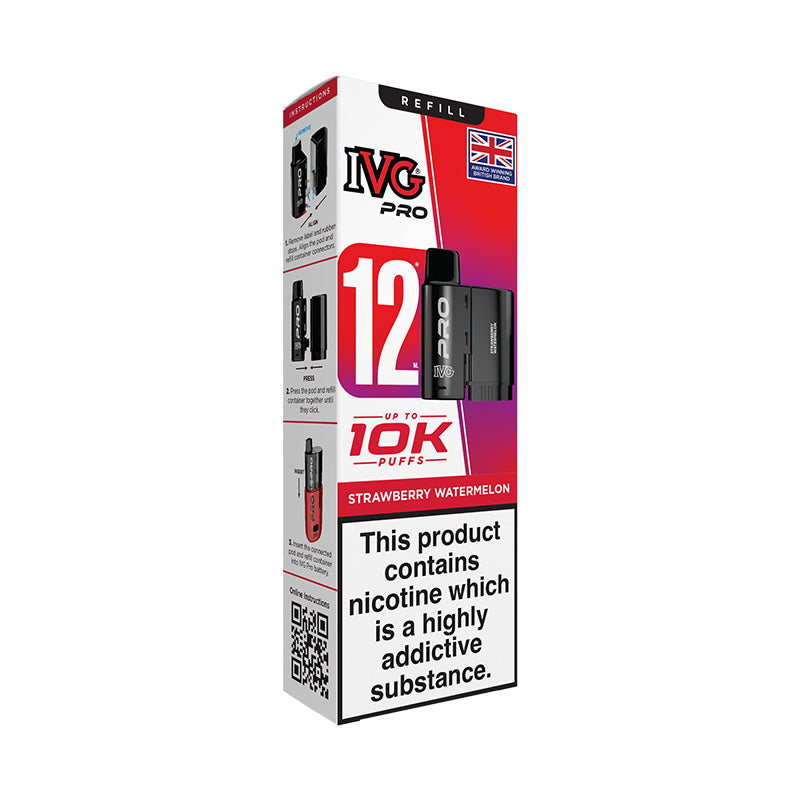 IVG Pro 12 20mg Prefilled Pod (STRAWBERRY WATERMELON)