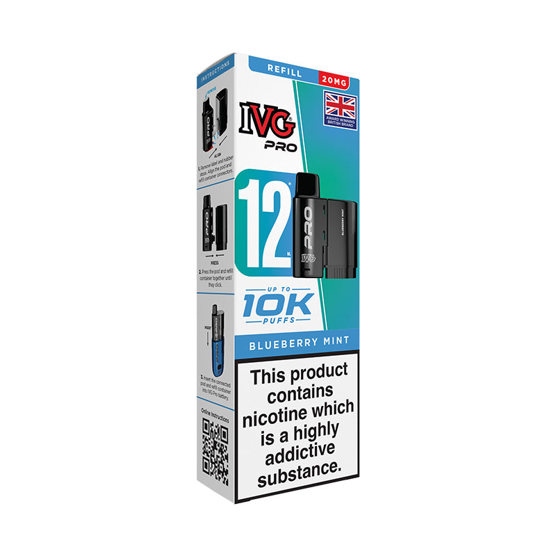 IVG Pro 12 20mg Prefilled Pod (BLUEBERRY MINT)