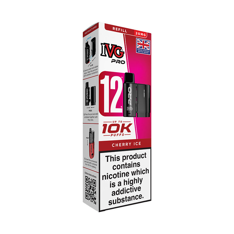 IVG Pro 12 20mg Prefilled Pod (CHERRY ICE)