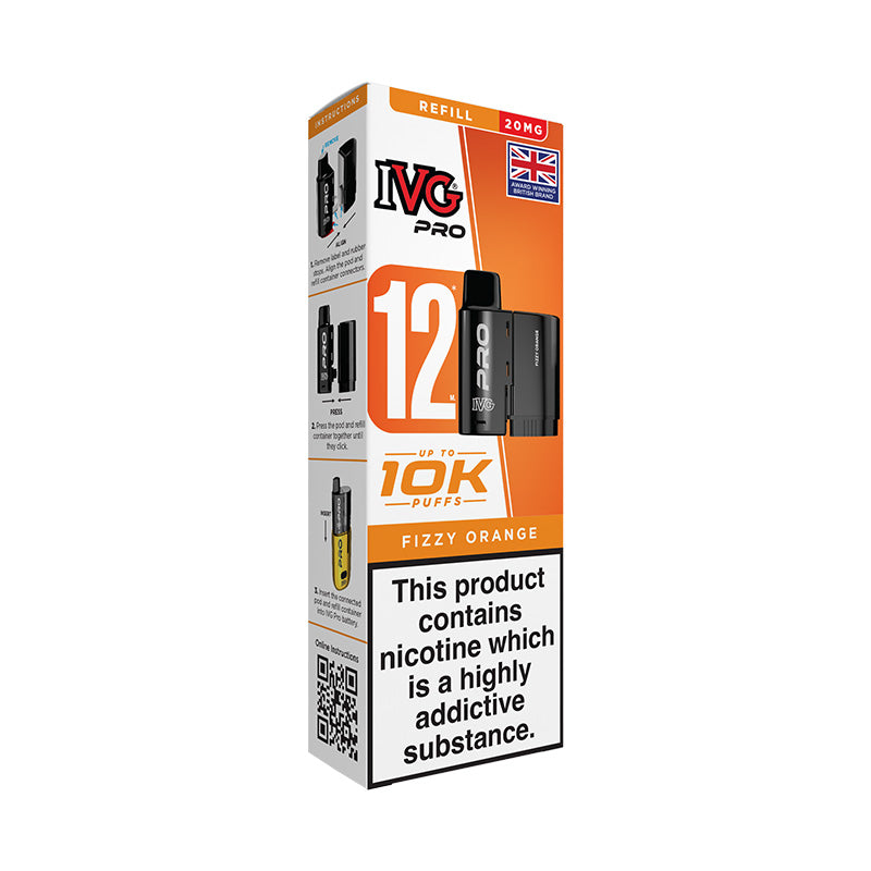 IVG Pro 12 20mg Prefilled Pod (FIZZY ORANGE)