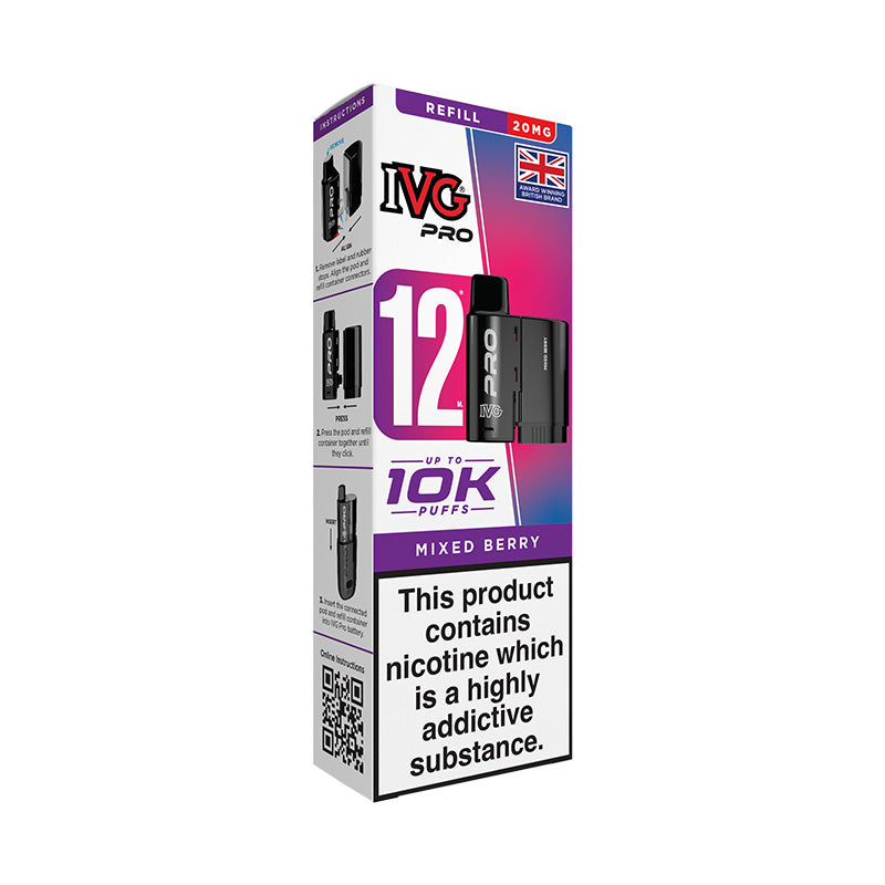 IVG Pro 12 20mg Prefilled Pod (MIXED BERRY)