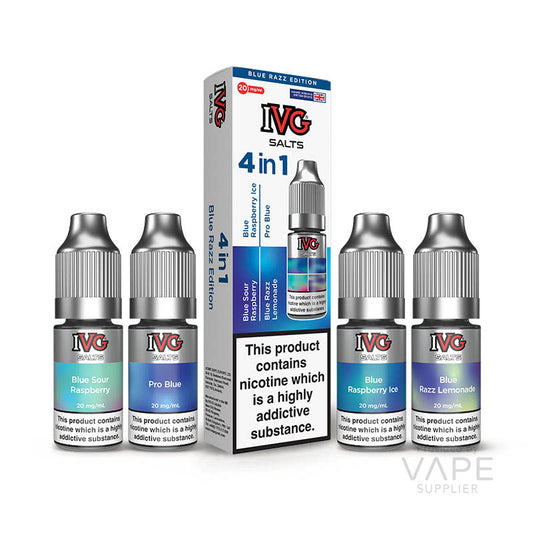 20mg 4 in 1 Nic Salts (BLUE RAZZ EDITION)