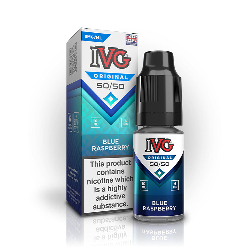 IVG 50/50 Freebase 6mg (BLUE RASPBERRY)