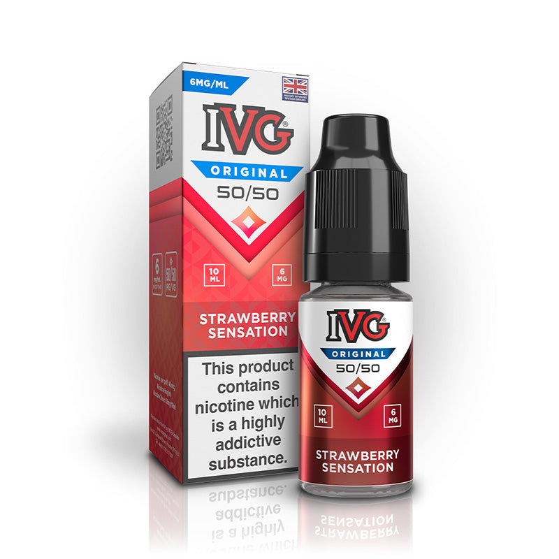 IVG 50/50 Freebase 6mg (STRAWBERRY SENSATION)