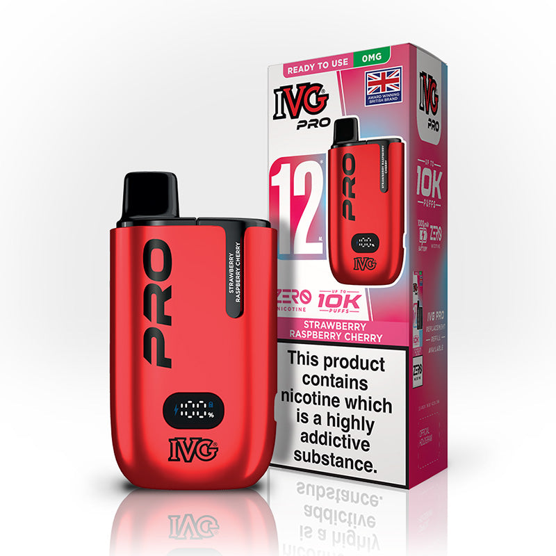 Pro 12 0mg Prefilled Pod Kit (STRAWBERRY RASPBERRY CHERRY)