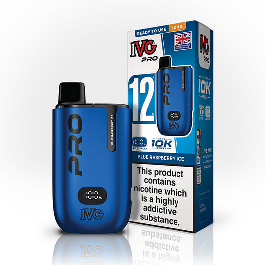 Pro 12 10mg Prefilled Pod Kit (BLUE RASPBERRY ICE)