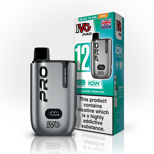 Pro 12 10mg Prefilled Pod Kit (CLASSIC MENTHOL)