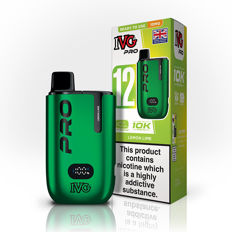 Pro 12 10mg Prefilled Pod Kit (LEMON LIME)