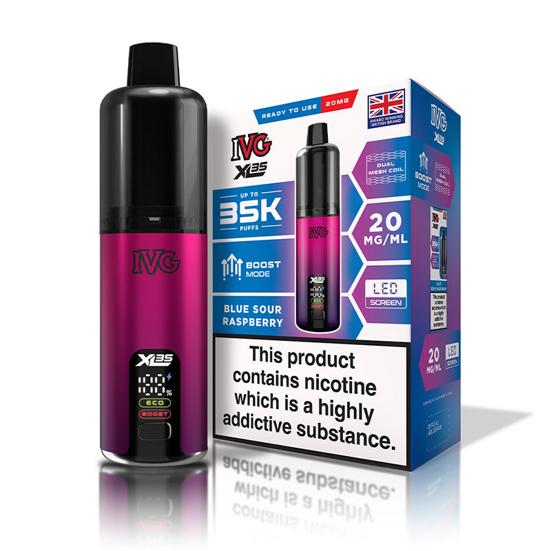 IVG XL 35K Prefilled Pod Kit Blue Sour Raspberry