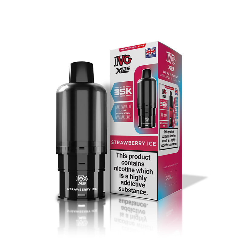 IVG XL 35K Prefilled Pod (STRAWBERRY ICE)