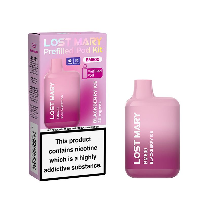 Lost Mary BM600 Prefilled Pod Kit (BLACKBERRY ICE)