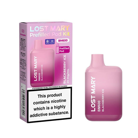 Lost Mary BM600 Prefilled Pod Kit (BLACKBERRY ICE)