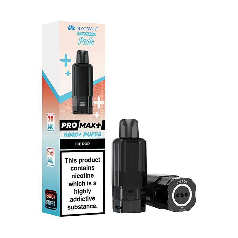 Hayati Pro Max+ 6K Prefilled Replacement Pods Ice Pop