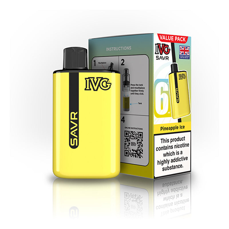 IVG SAVR Big Puff Devices (PINEAPPLE ICE)