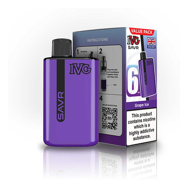 IVG SAVR Big Puff Devices (GRAPE ICE)