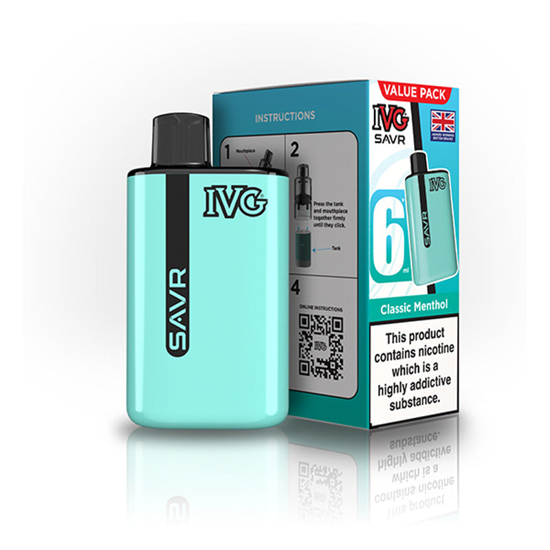 IVG SAVR Big Puff Devices (CLASSIC MENTHOL)