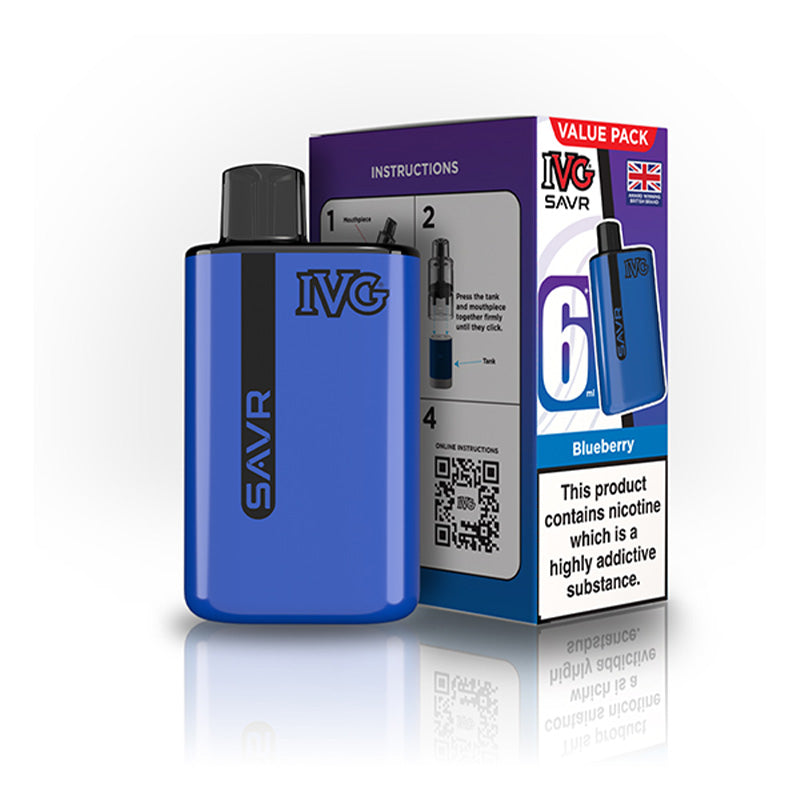 IVG SAVR Big Puff Devices (BLUEBERRY)