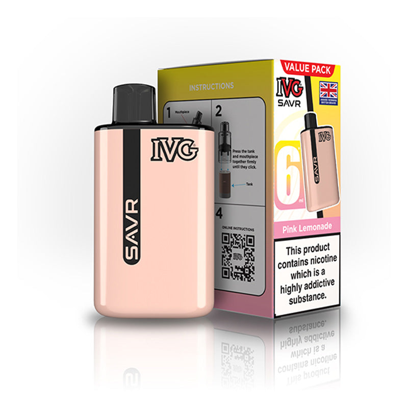 IVG SAVR Big Puff Devices (PINK LEMONADE)