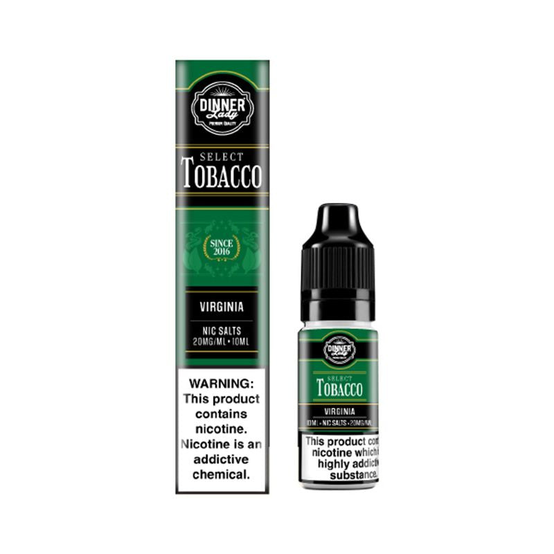 Dinner Lady Select Tobacco Nic Salt 20mg (Virginia)